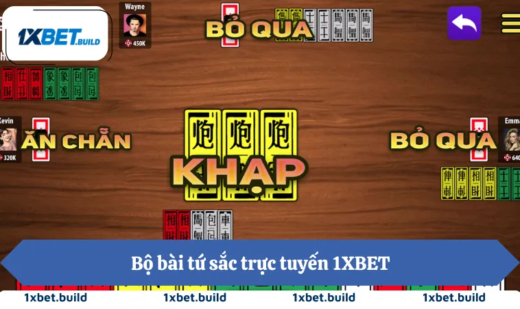 Tứ Sắc Online Và Những Luật Ăn Quân Ai Cũng Nên Biết 2 Bộ bài tứ sắc trực tuyến 1XBET