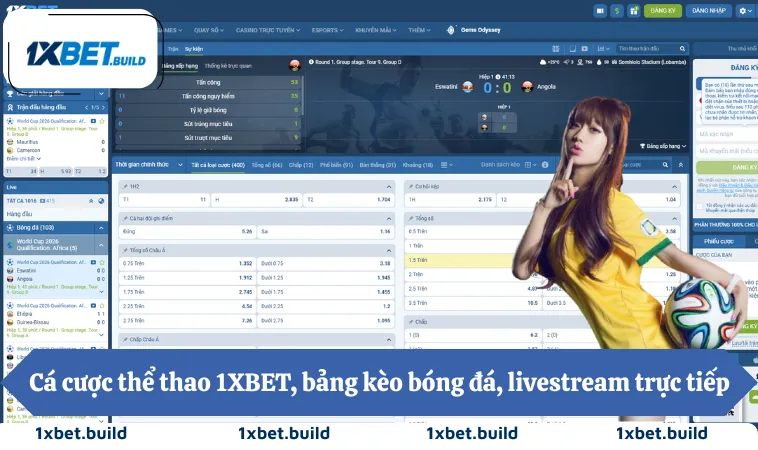 Home 27 Cá cược thể thao 1XBET, bảng kèo bóng đá, livestream trực tiếp