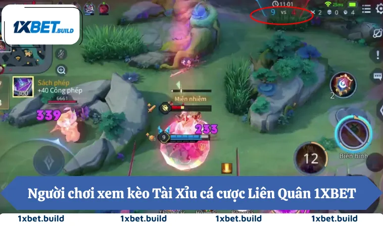 Cá Cược Liên Quân 1XBET Và 3 Kèo Esports Được Ưa Chuộng 3 Người chơi xem kèo Tài Xỉu cá cược Liên Quân 1XBET